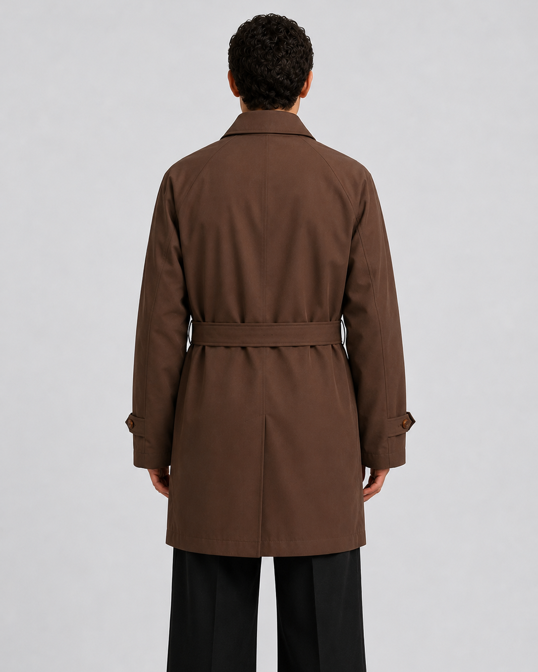 Trench Café 20% Algodón 80% Poliester