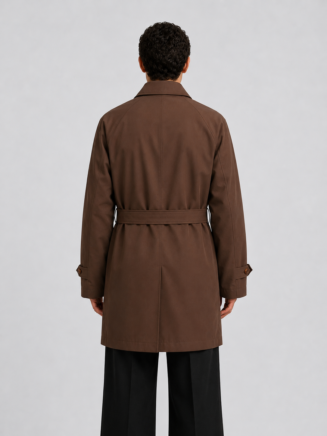 Trench Café 20% Algodón 80% Poliester