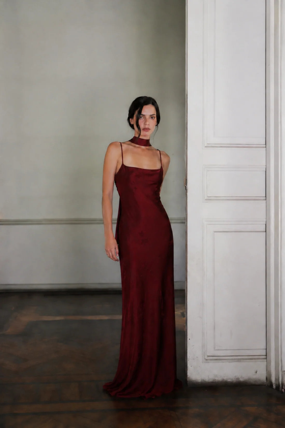 Vestido Belen Burdeo