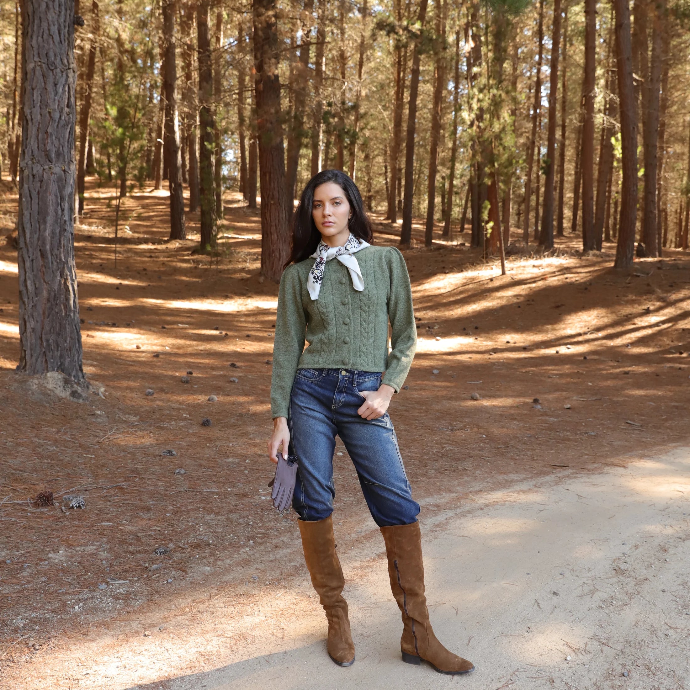 Cardigan Ana Verde