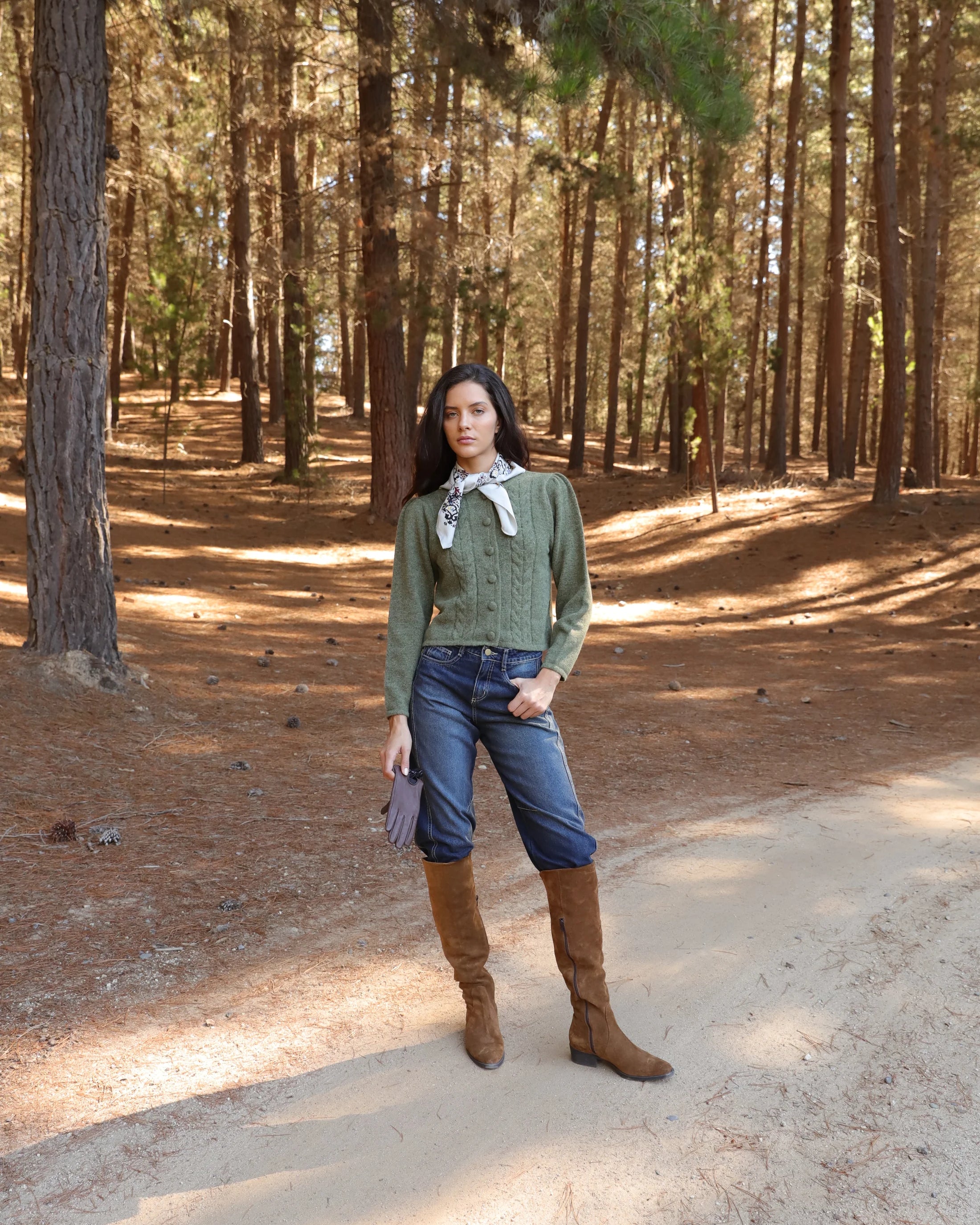 Cardigan Ana Verde