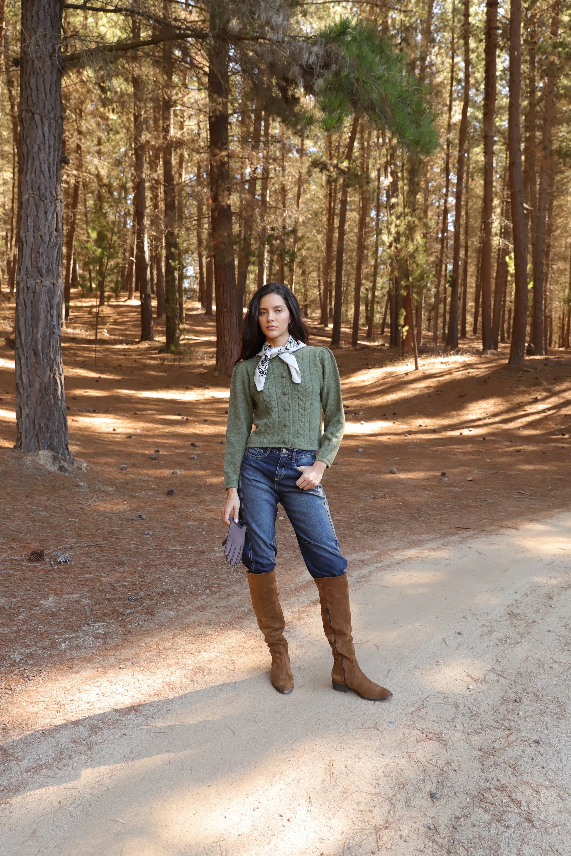 Cardigan Ana Verde