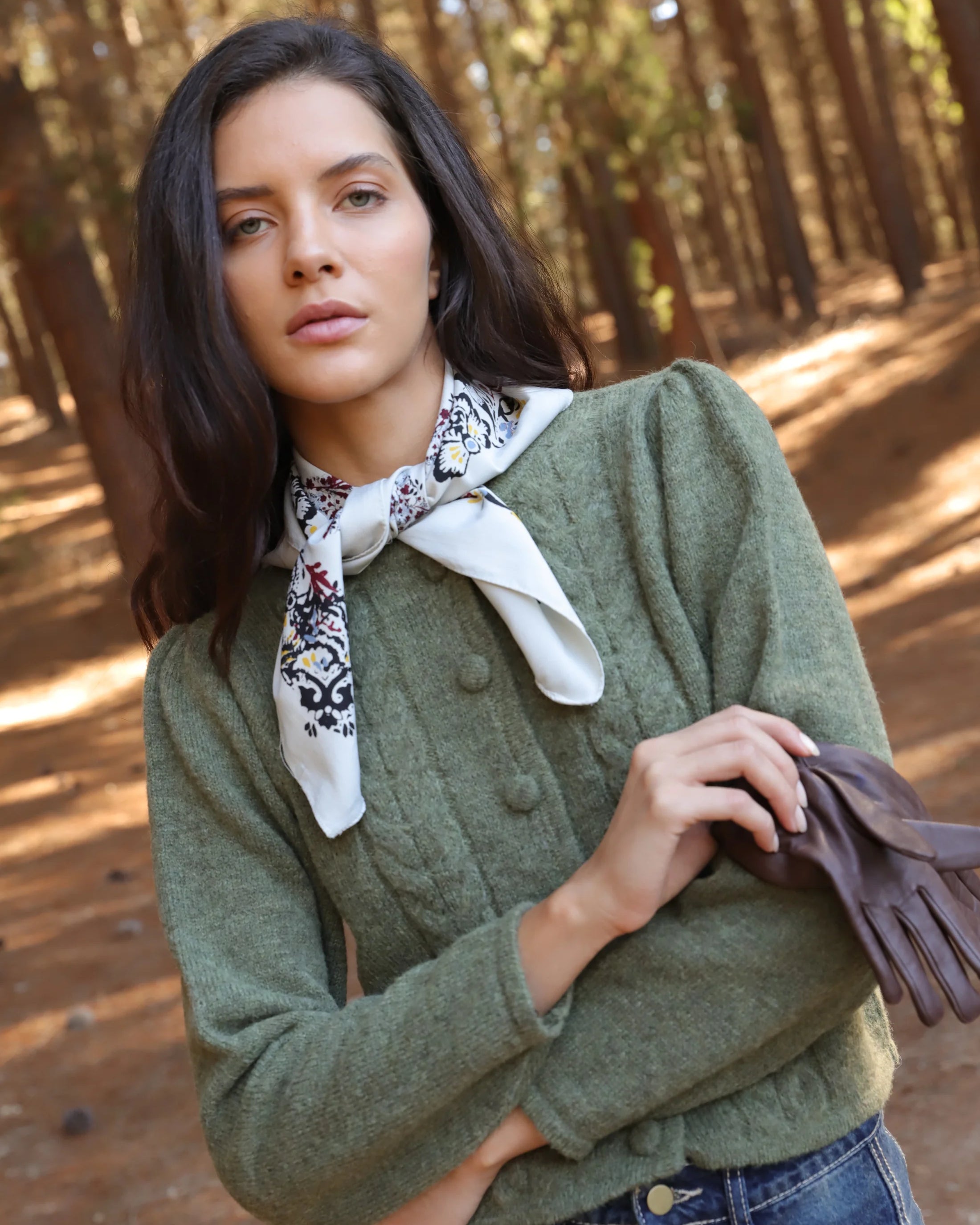 Cardigan Ana Verde