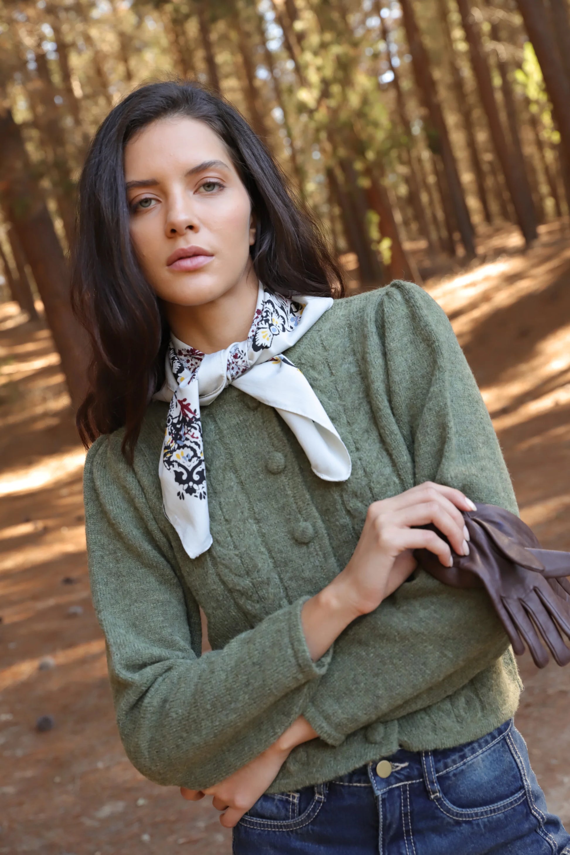 Cardigan Ana Verde