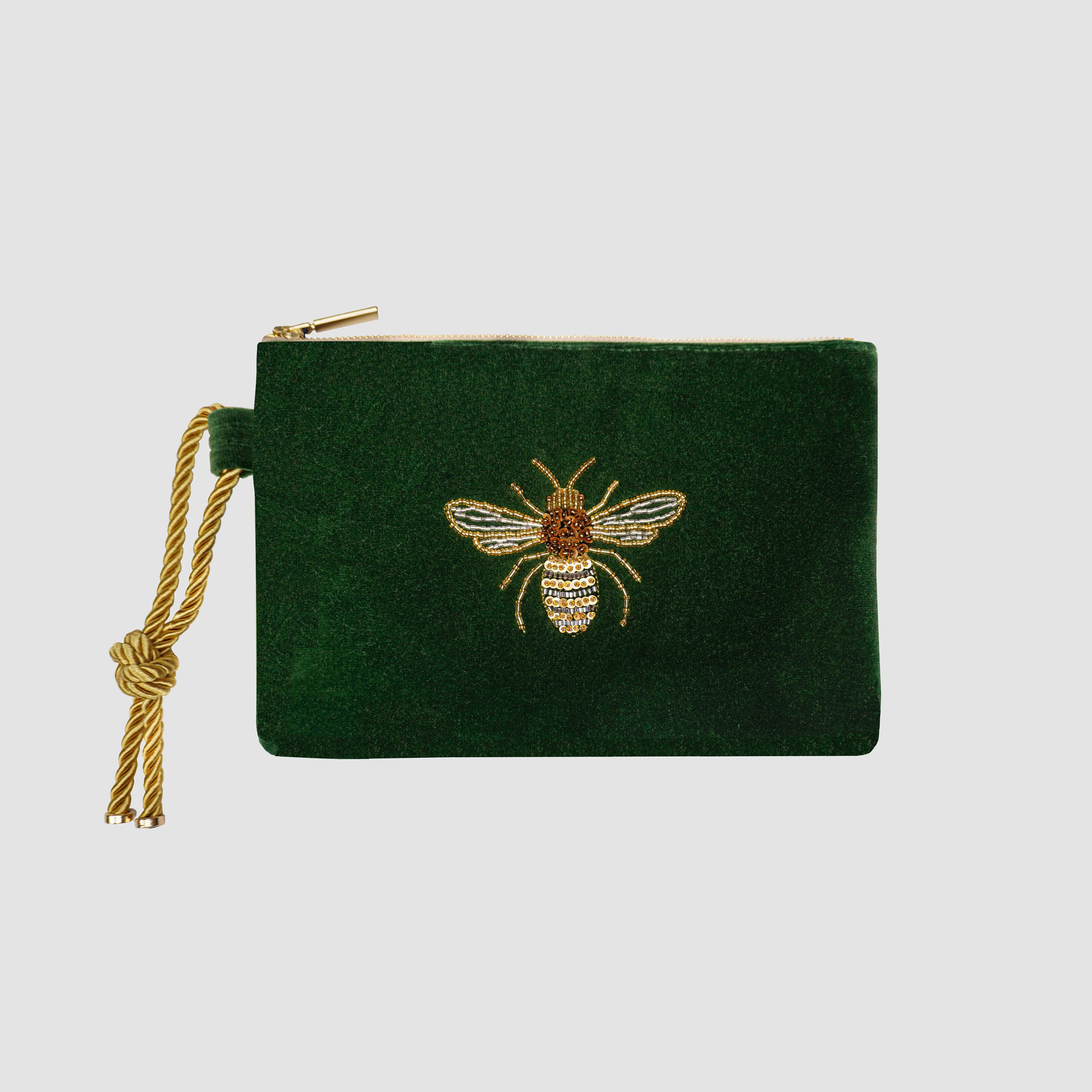 Clutch Bug Abeja Verde Botella