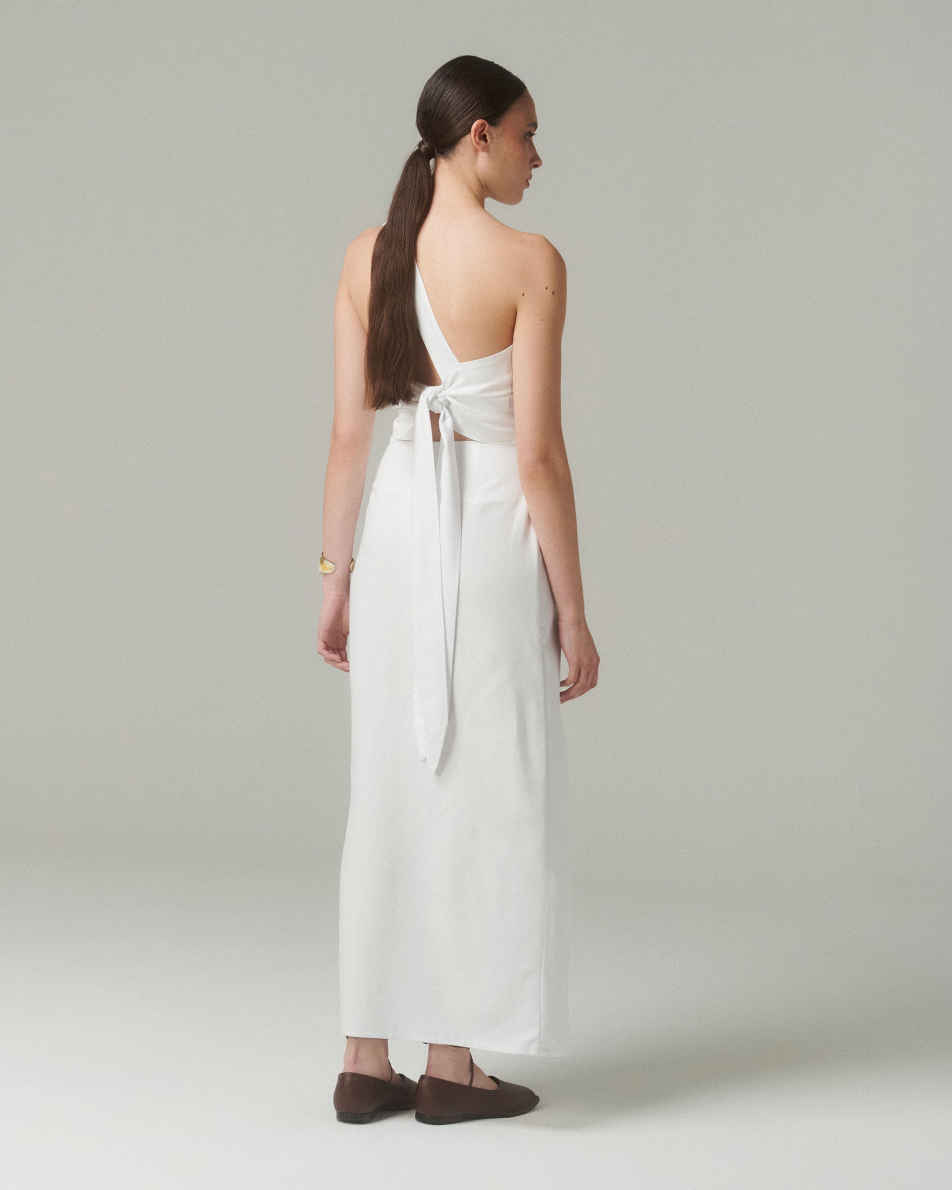 Falda Lara Larga Blanco