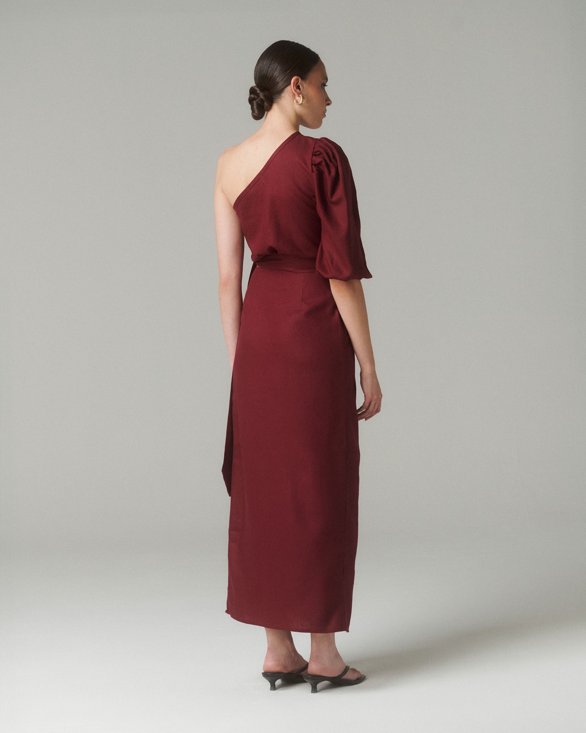 Falda Lara Larga Burdeo