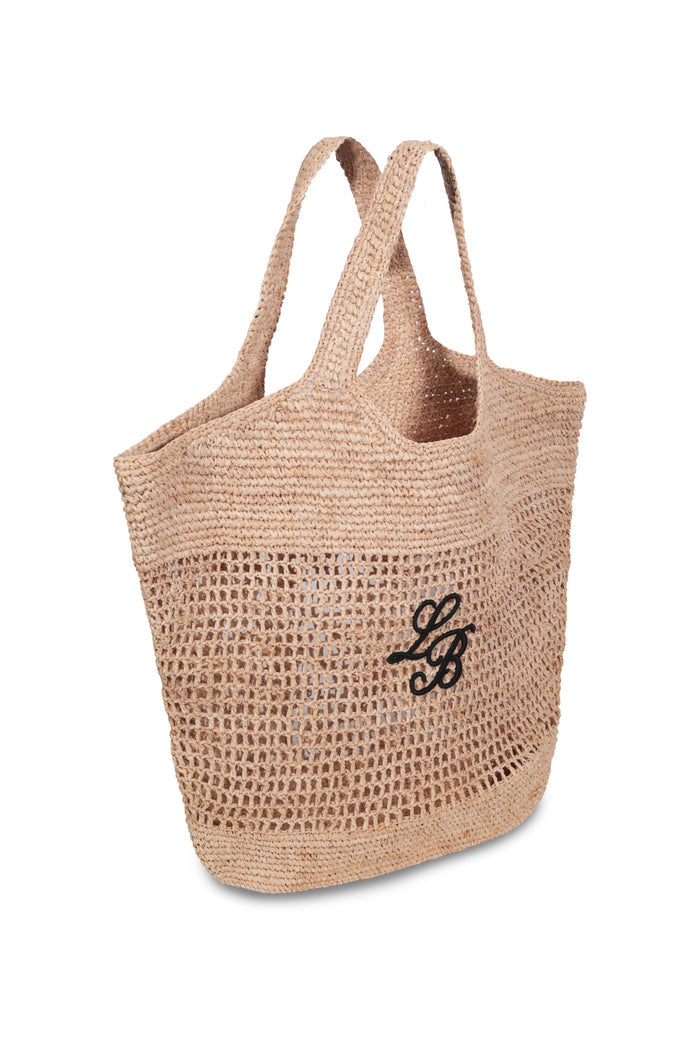 Raffia Tote Bag Crudo