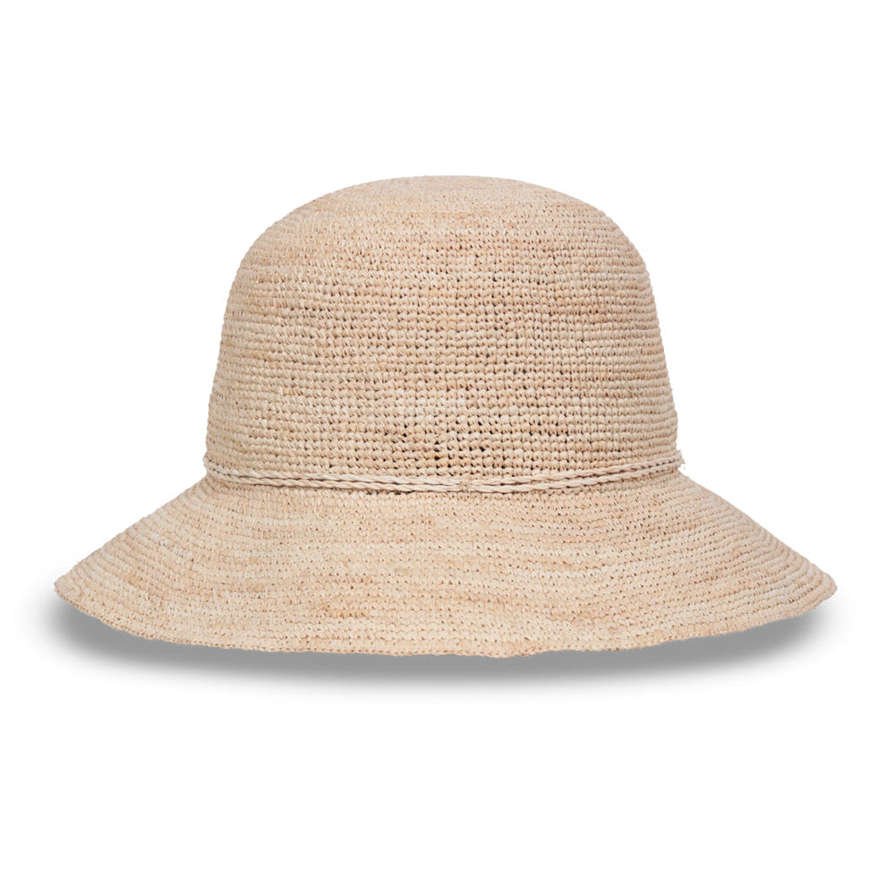 New Raffia Bucket Hat Crudo
