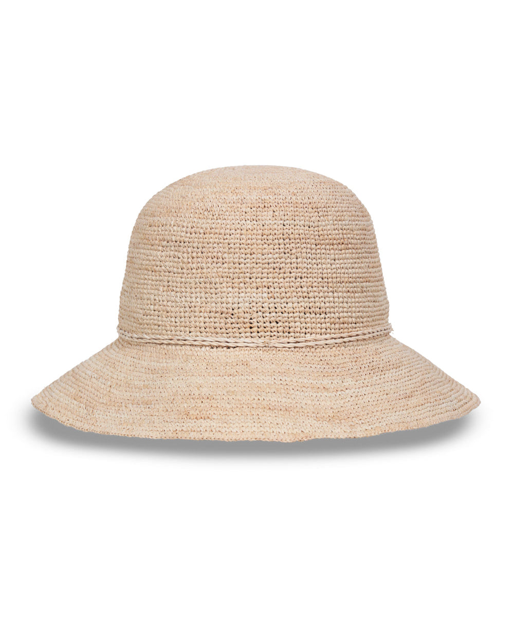 New Raffia Bucket Hat Crudo