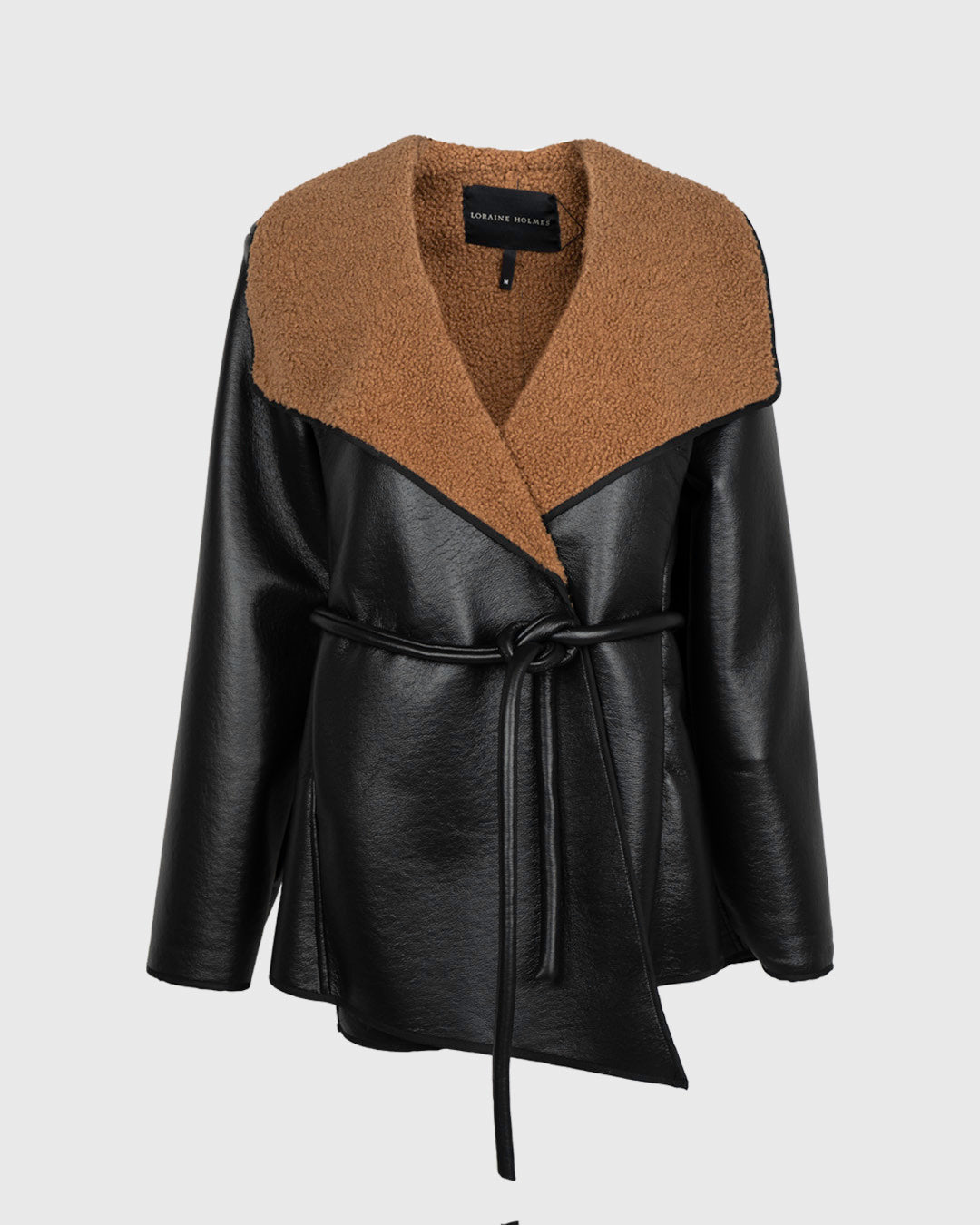 Chaqueta Malenita Black/Caramel