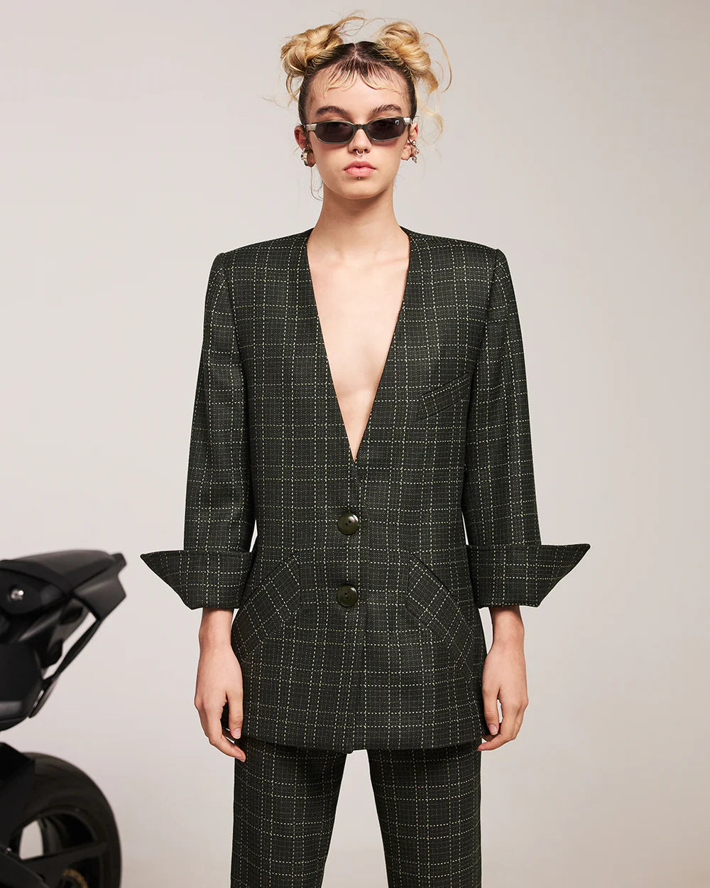 Chaqueta Cipres Dark Forest Tartan