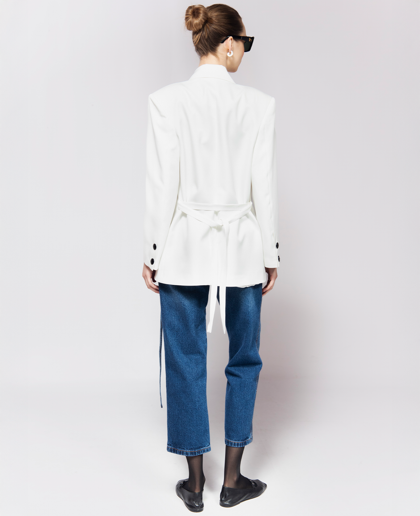 Chaqueta Peonia White