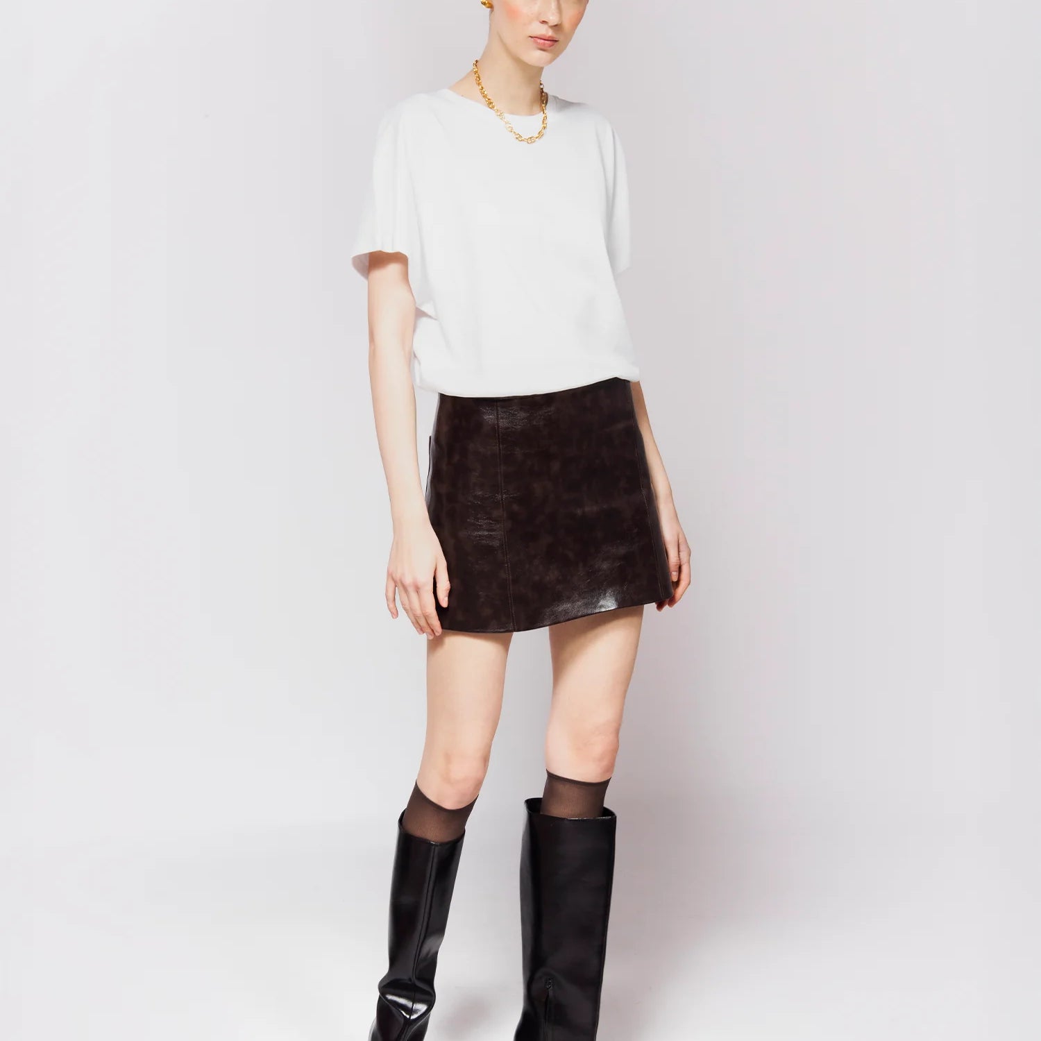 Falda Amaranta Bitter Chocolat