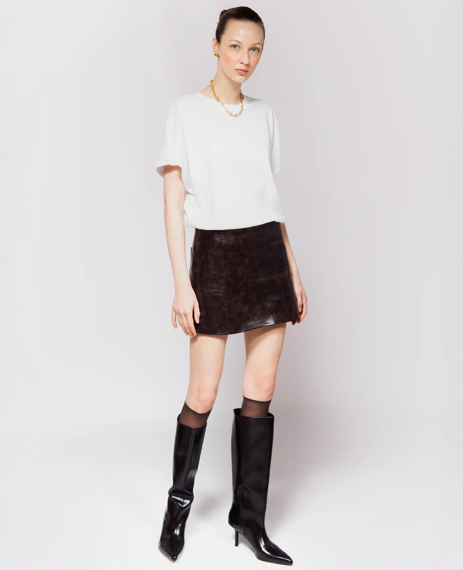 Falda Amaranta Bitter Chocolat