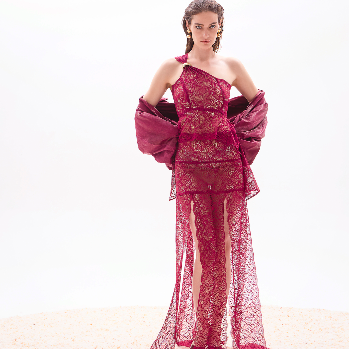 Falda Poleo Burgundy