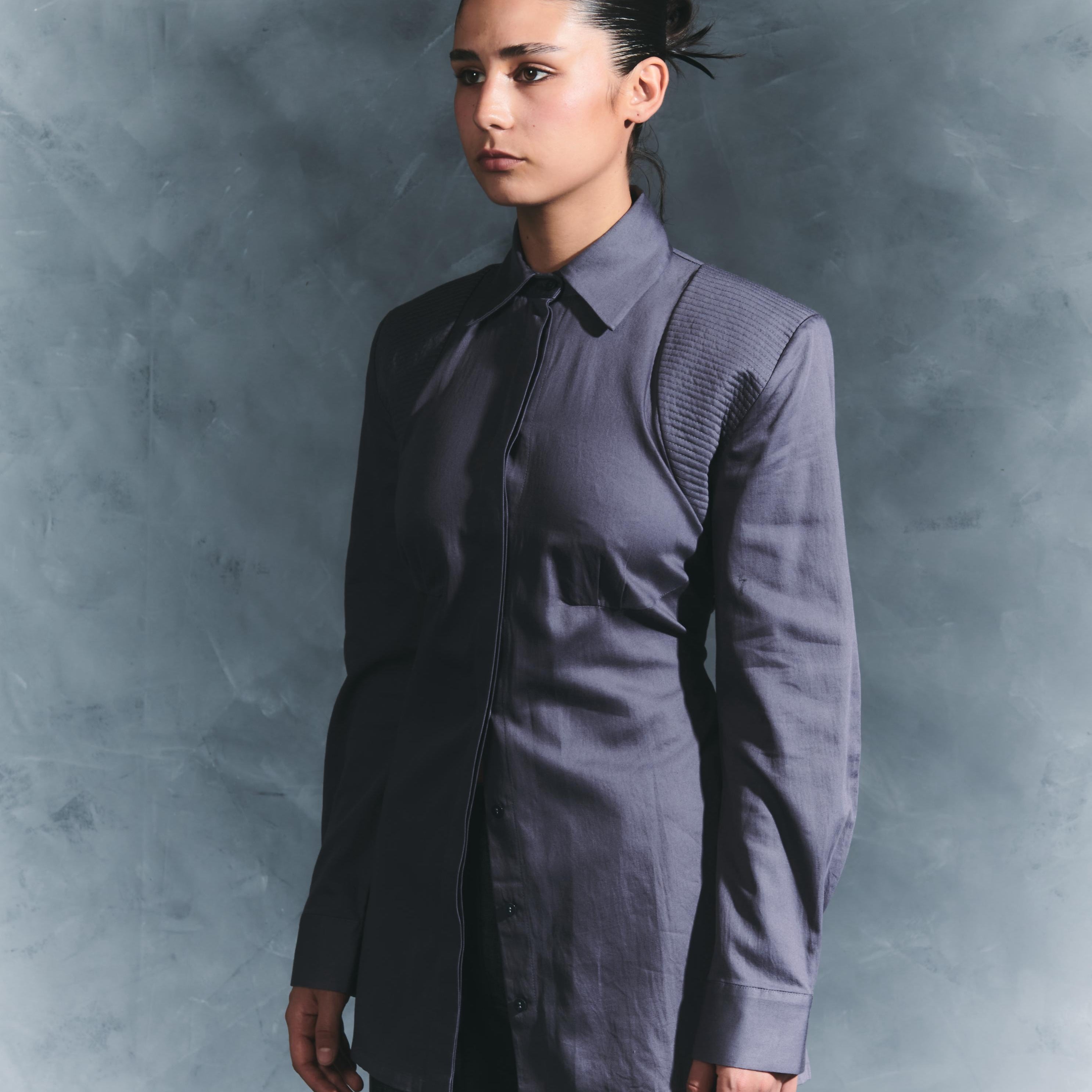 Camisa Amarre Gris