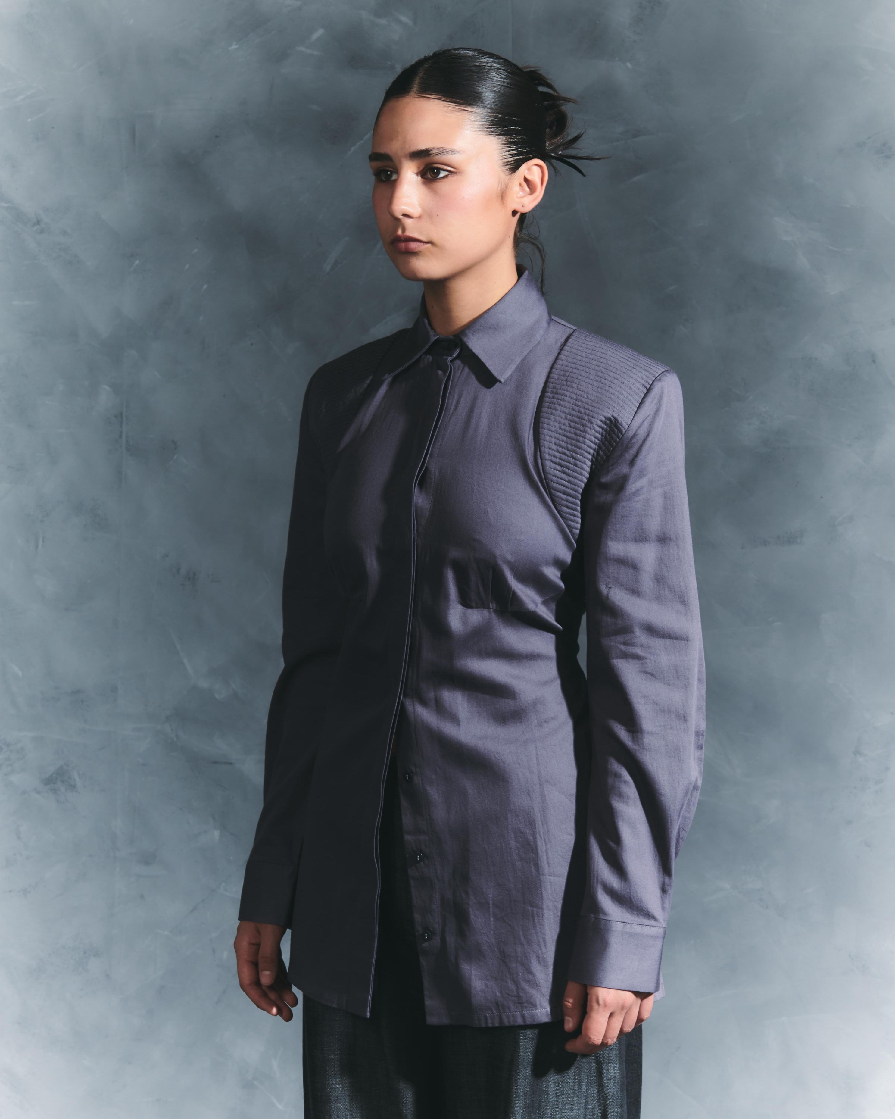 Camisa Amarre Gris
