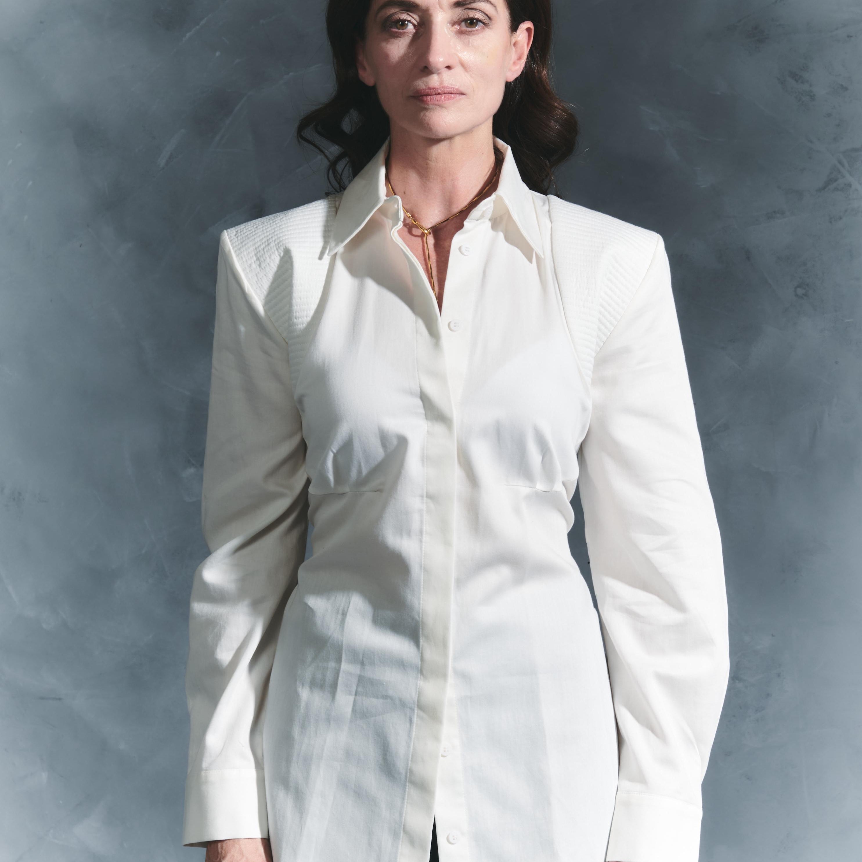 Camisa Cruzada Blanca