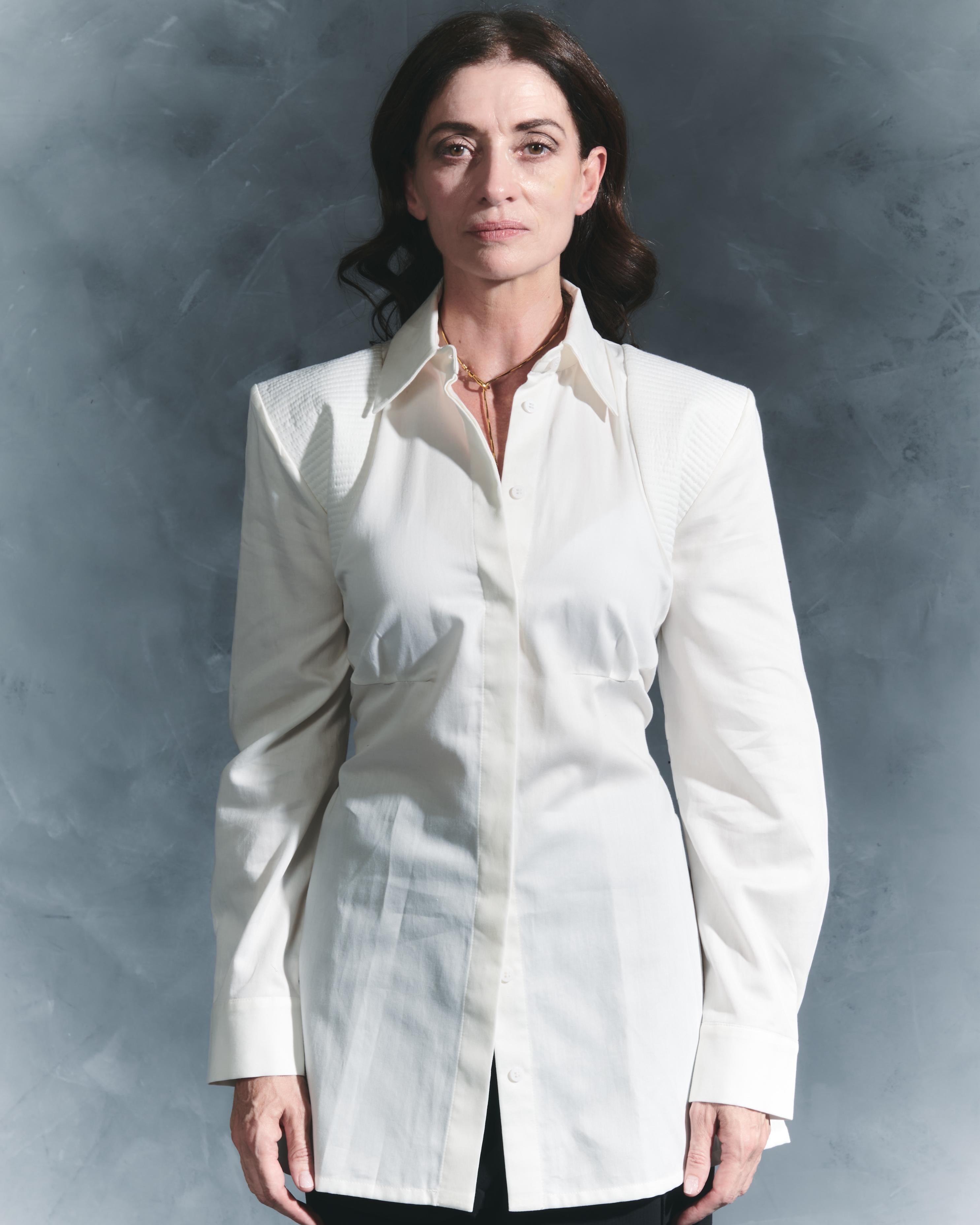 Camisa Cruzada Blanca