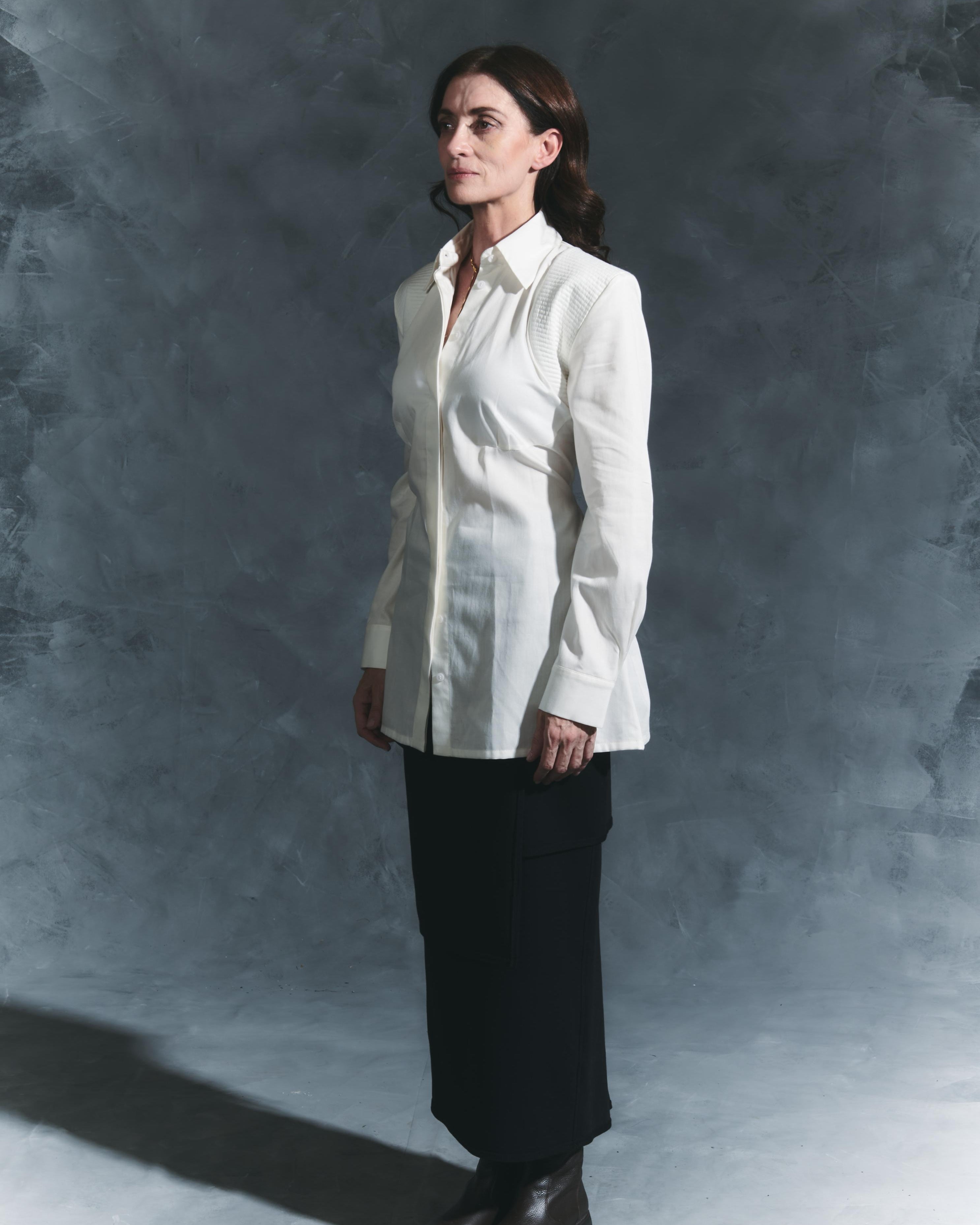Camisa Cruzada Blanca
