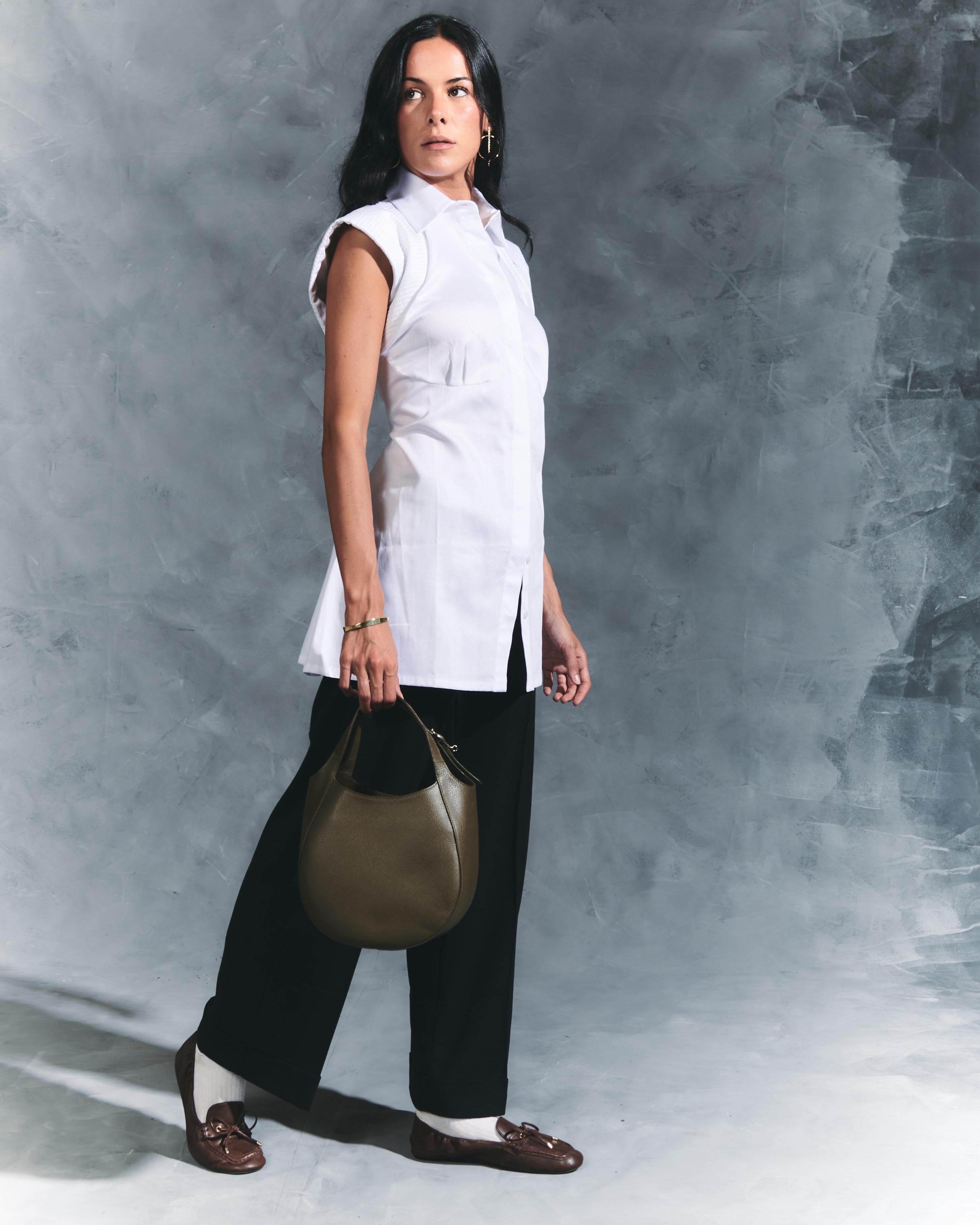 Camisa Manga Corta Blanca