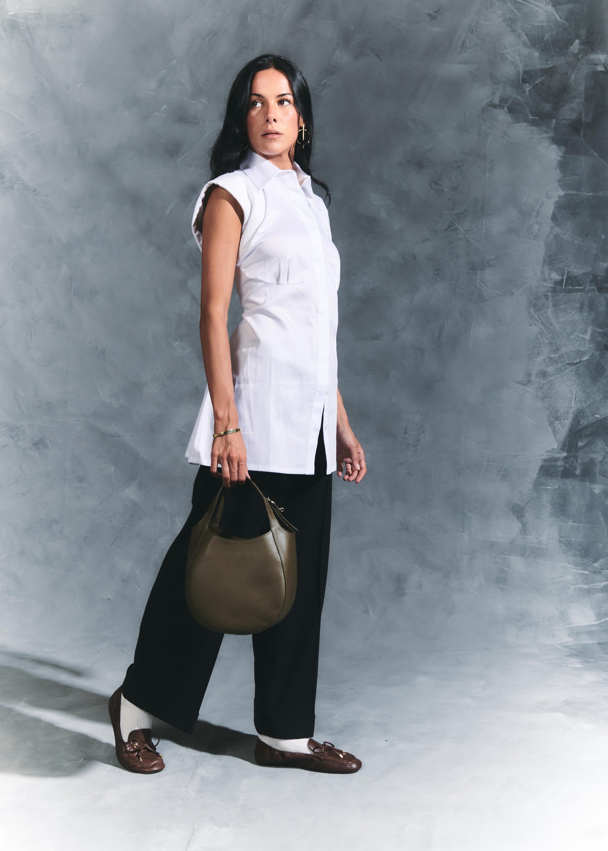 Camisa Manga Corta Blanca