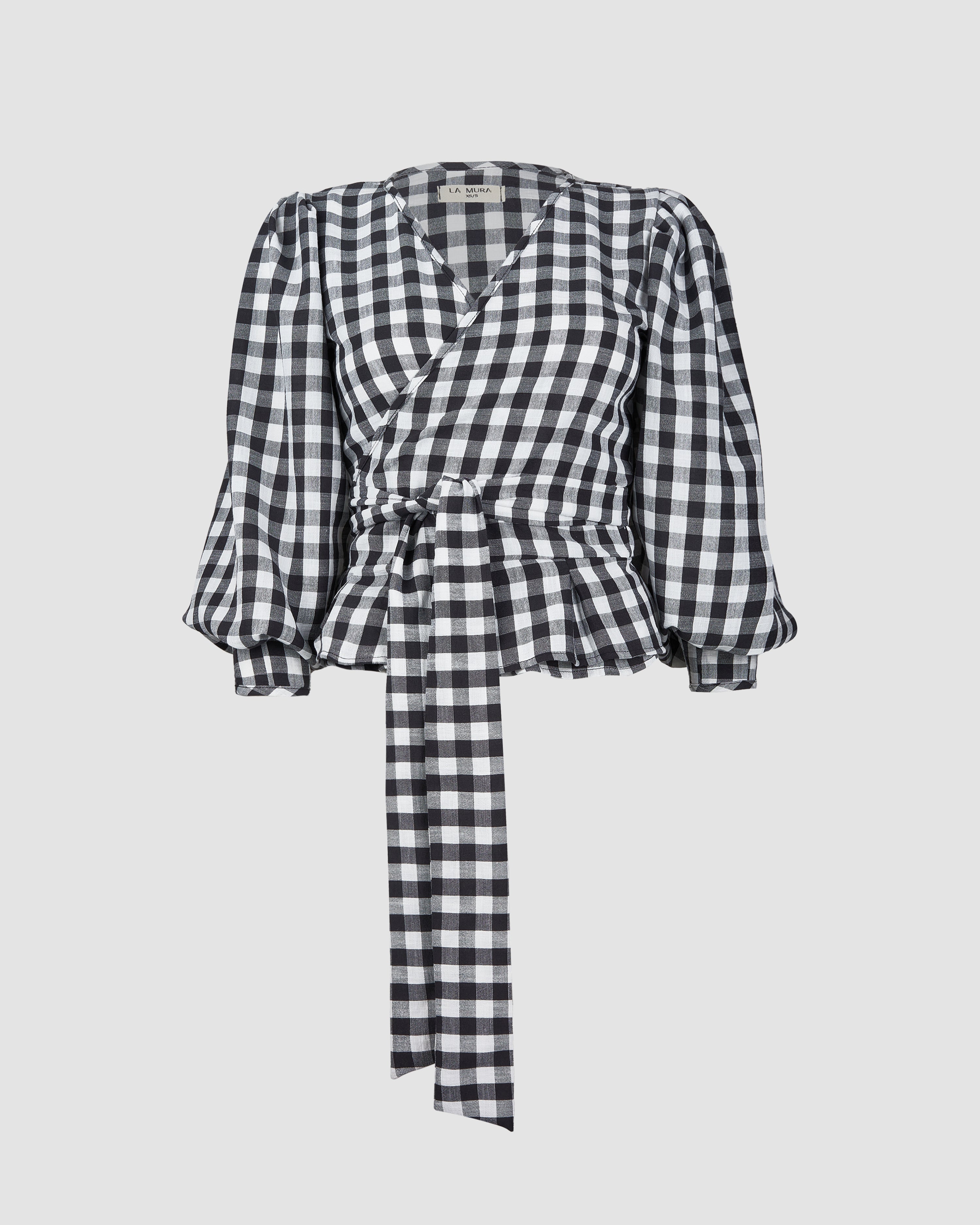 Blusa Carolina Lino Vichy