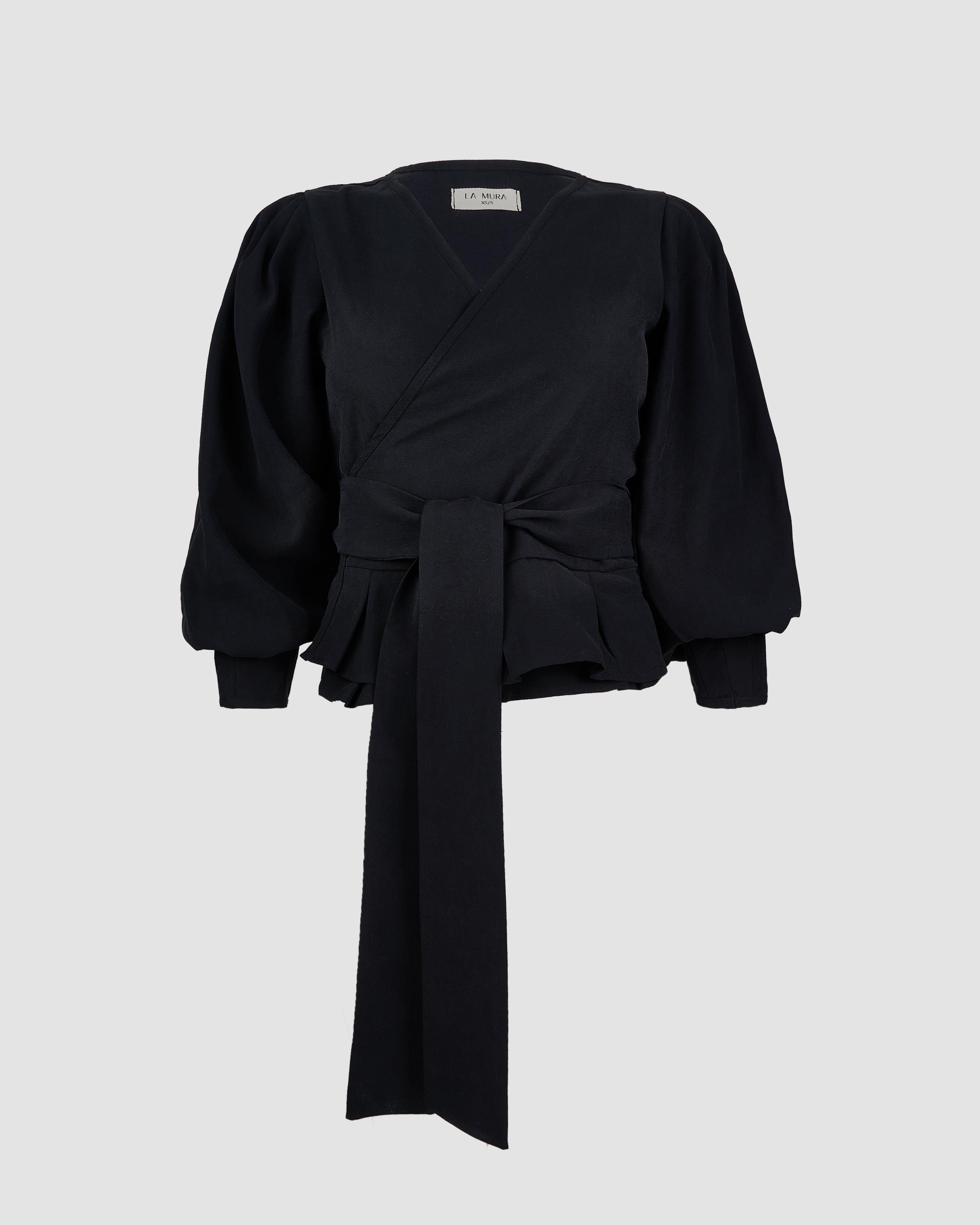 Blusa Carolina Cupro Negra