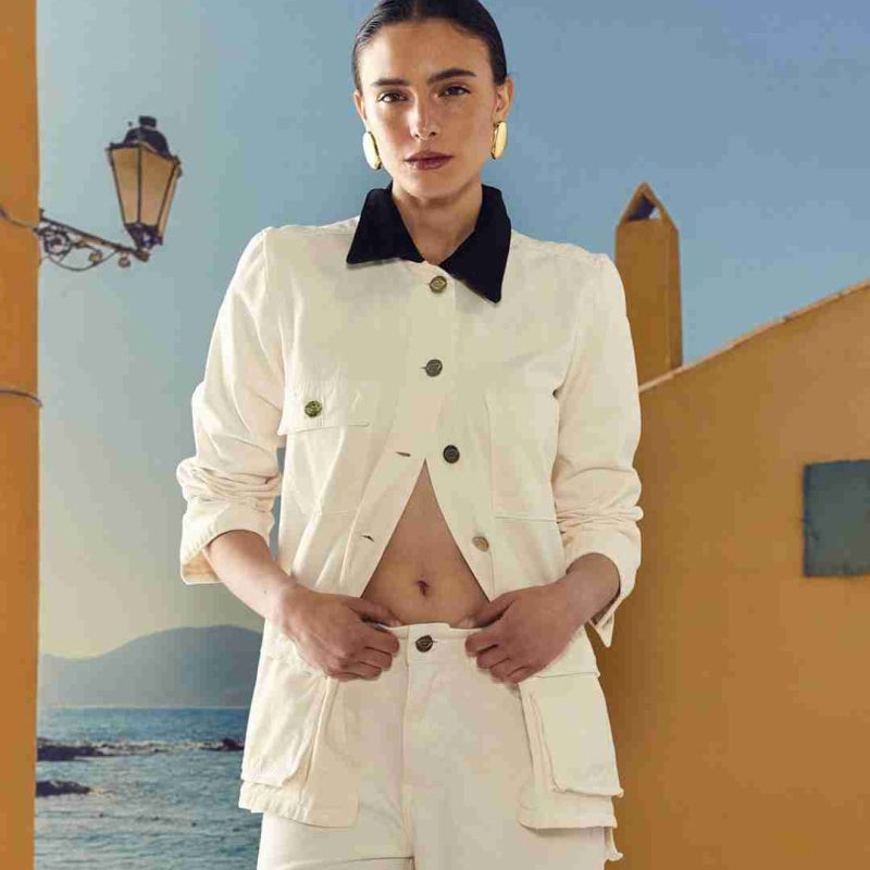 Chaqueta Queen Crudo