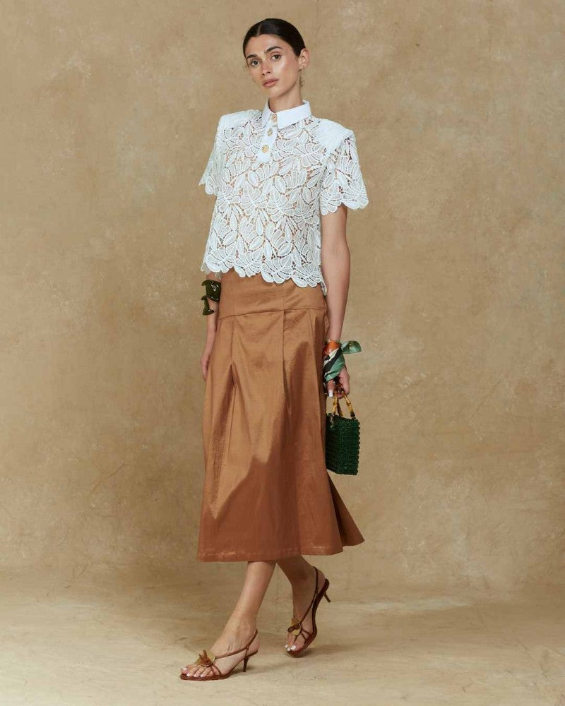 Falda Cali Terracota