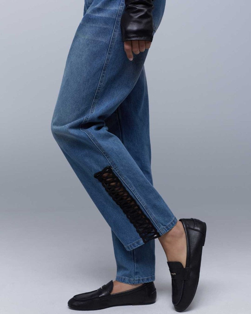 Pantalón Macramé Azul