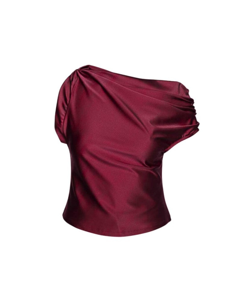 Polera Bahamas Burdeo