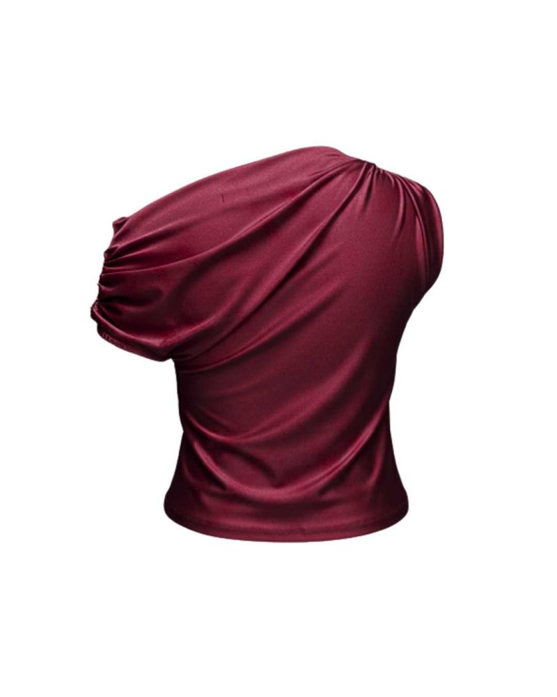 Polera Bahamas Burdeo