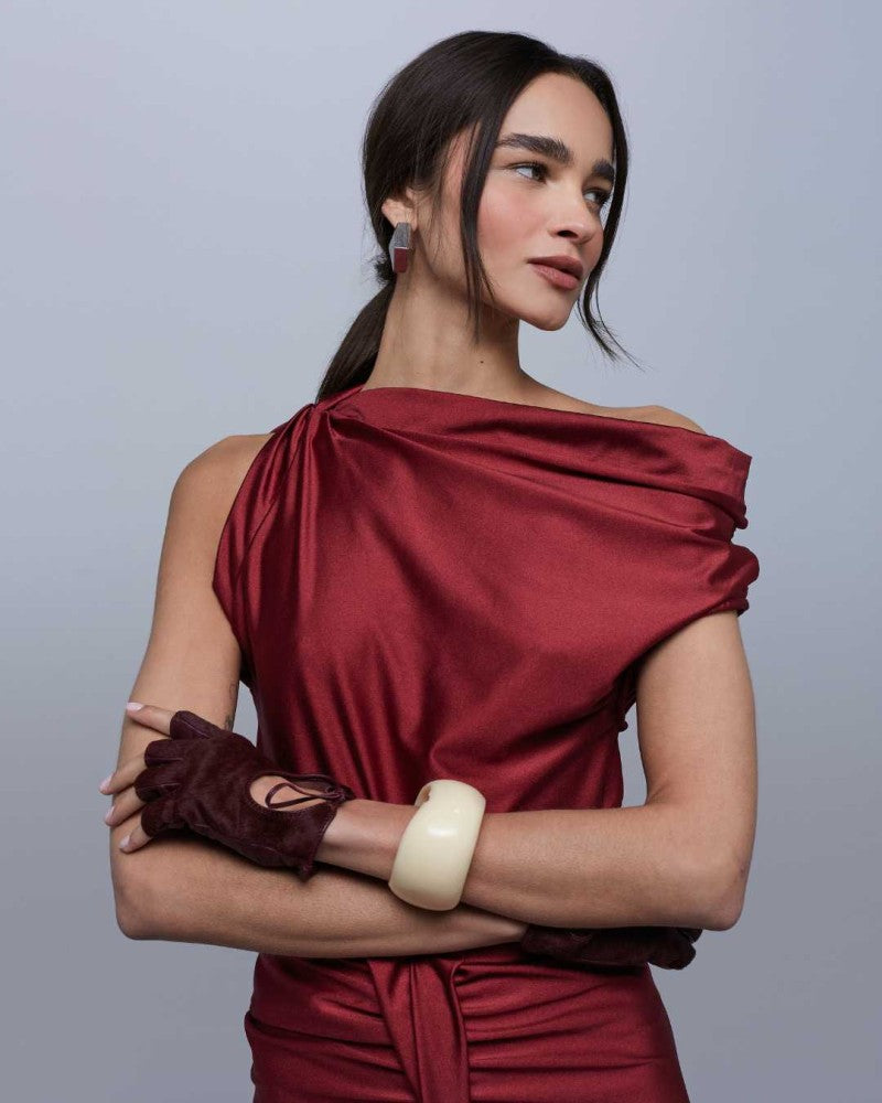 Polera Bahamas Burdeo