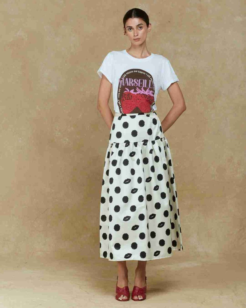 Polera Berry Blanco