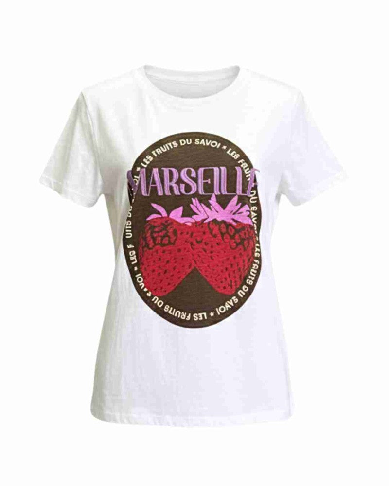 Polera Berry Blanco