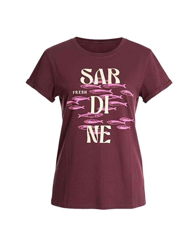 Polera Fresh Burdeo