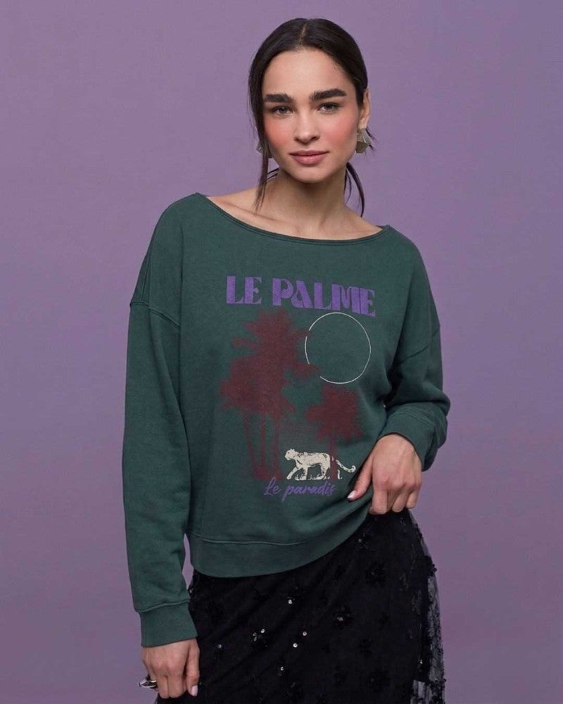 Poleron Les Palm Gris
