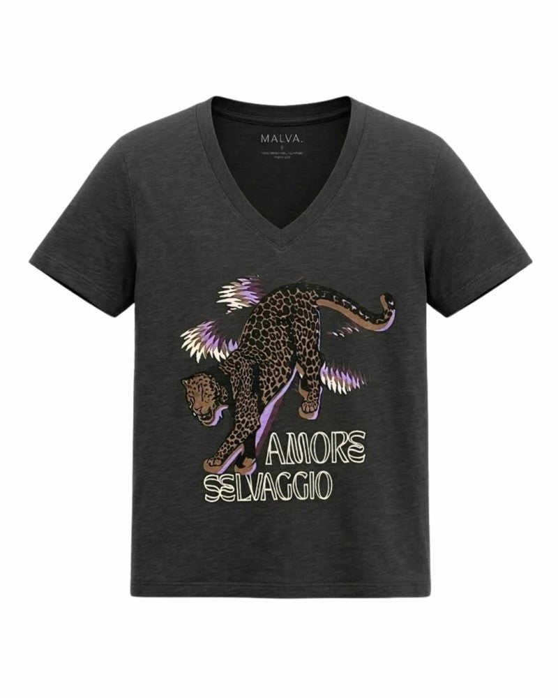 Polera Savoy Negro Humo