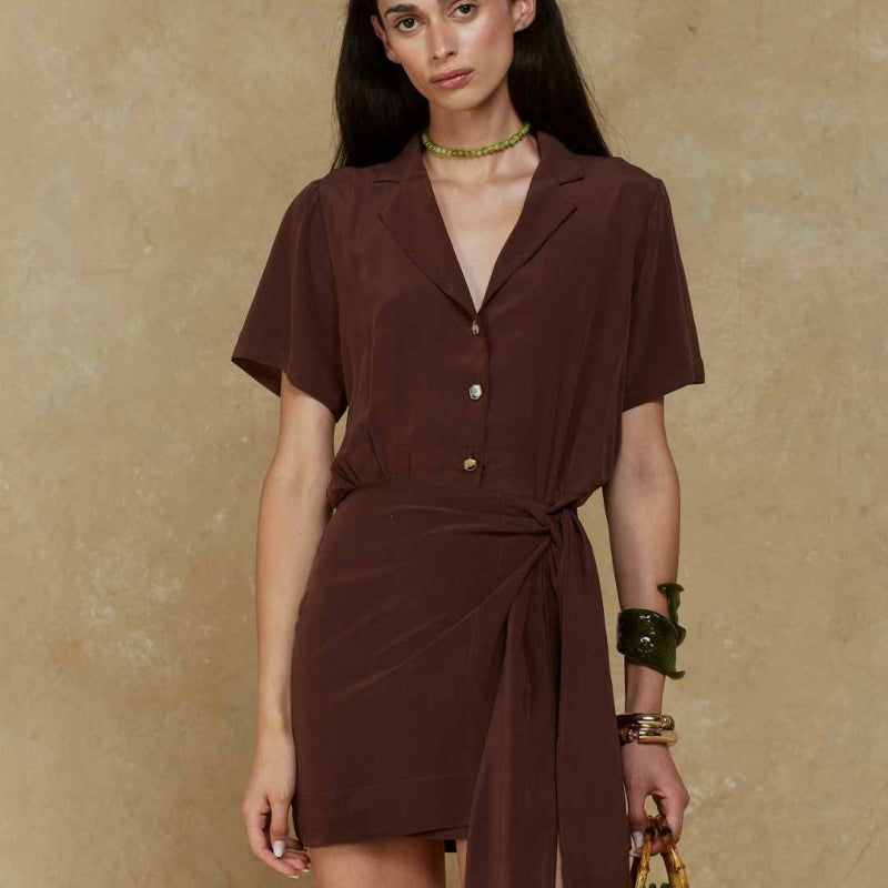 Vestido Octavia Chocolate