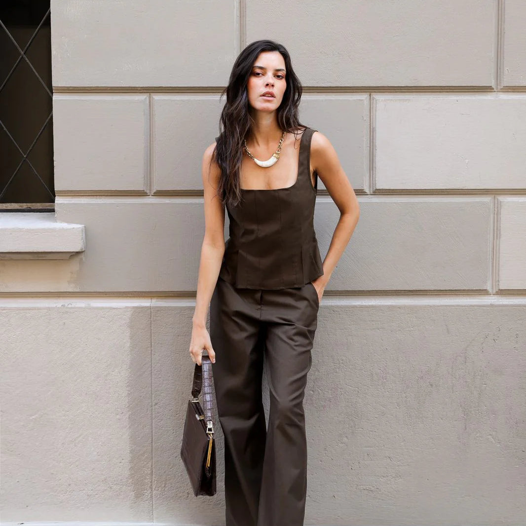 Blusa Elena Chocolate