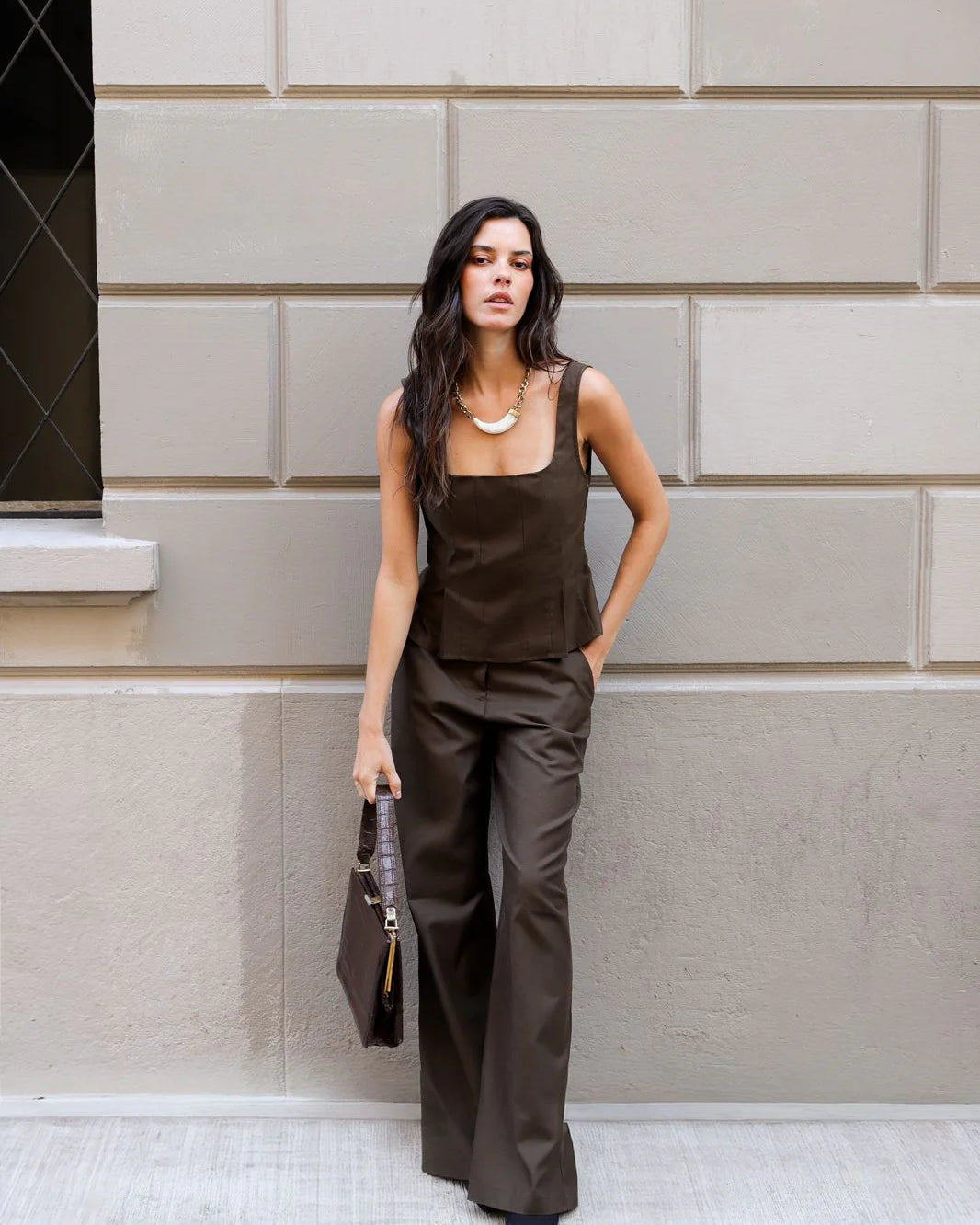 Blusa Elena Chocolate