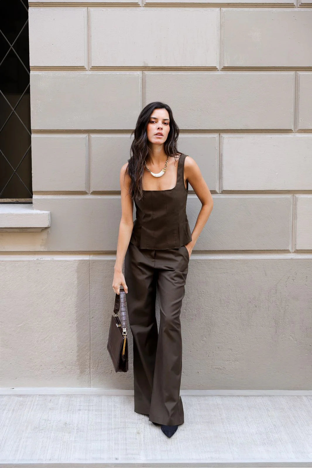 Blusa Elena Chocolate