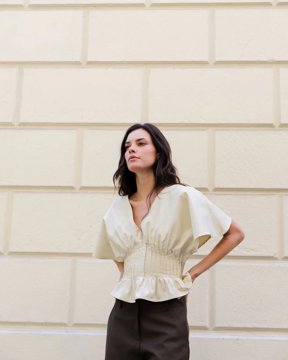 Blusa Luisa Cruda