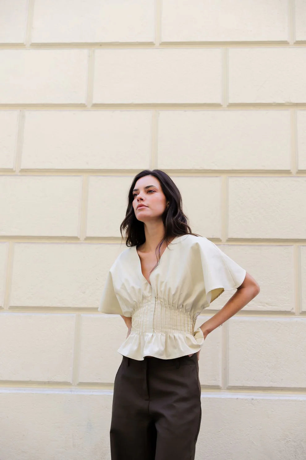 Blusa Luisa Cruda