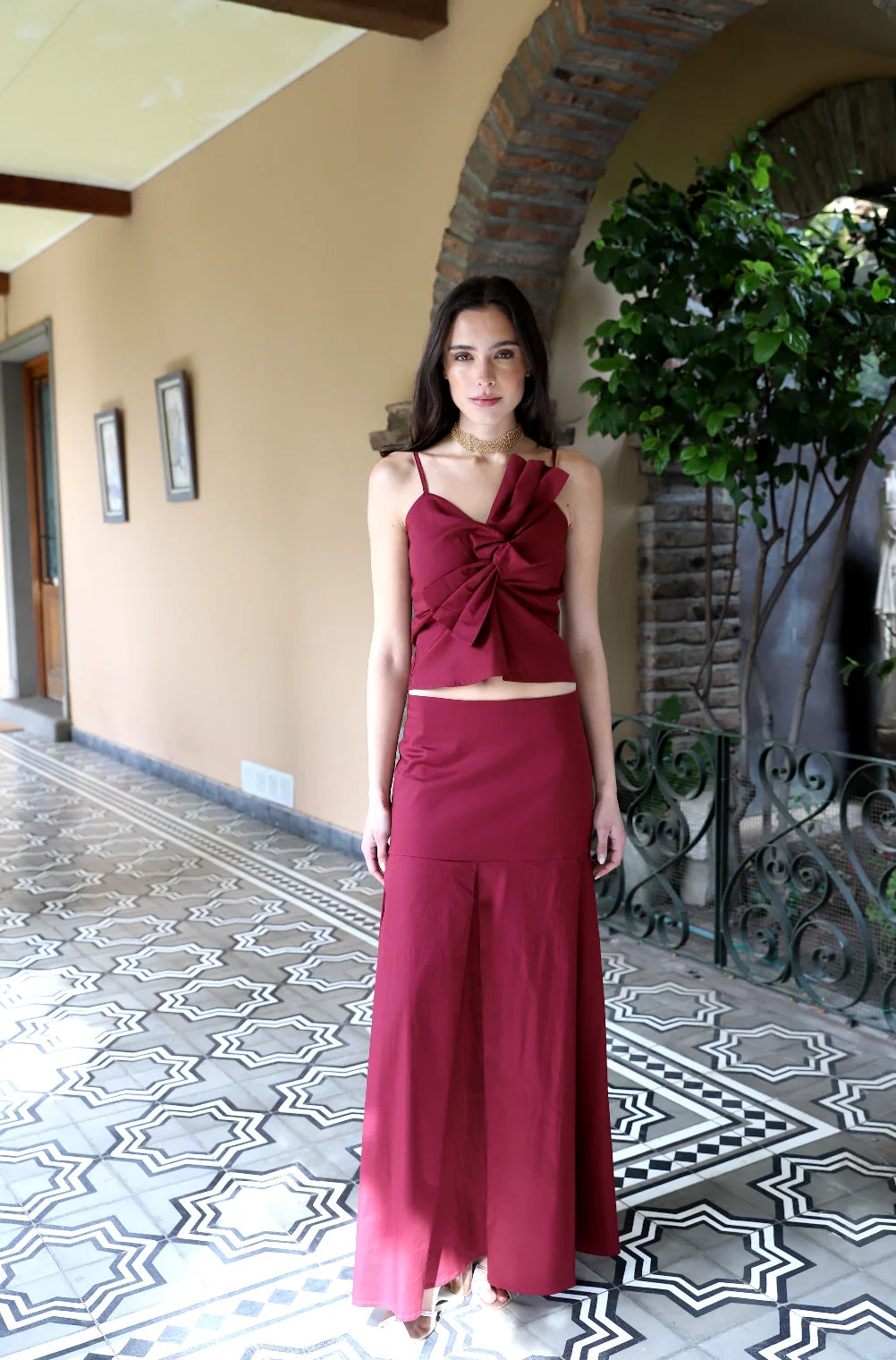Blusa Magnolia Bugambilia