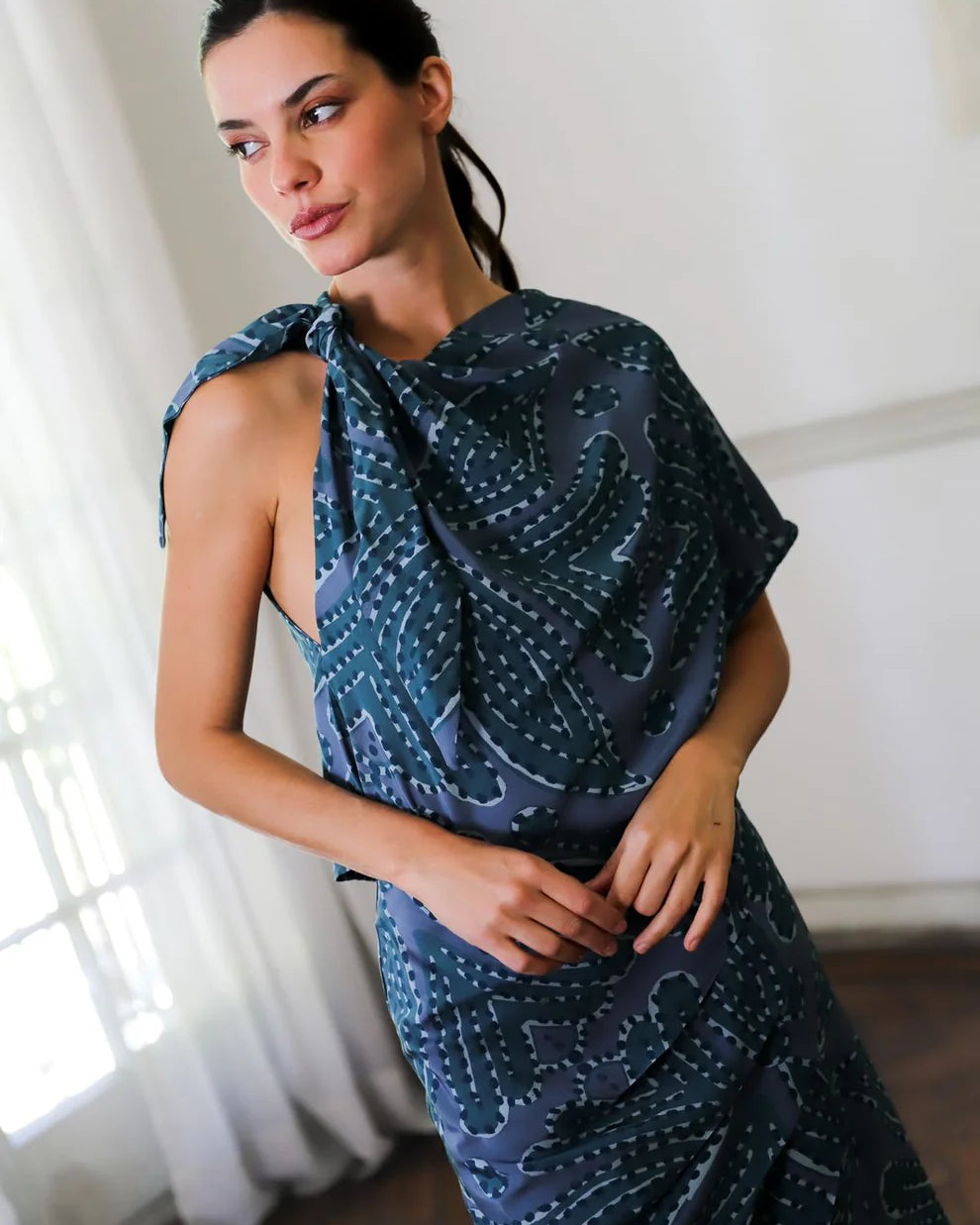 Blusa Triana Indigo