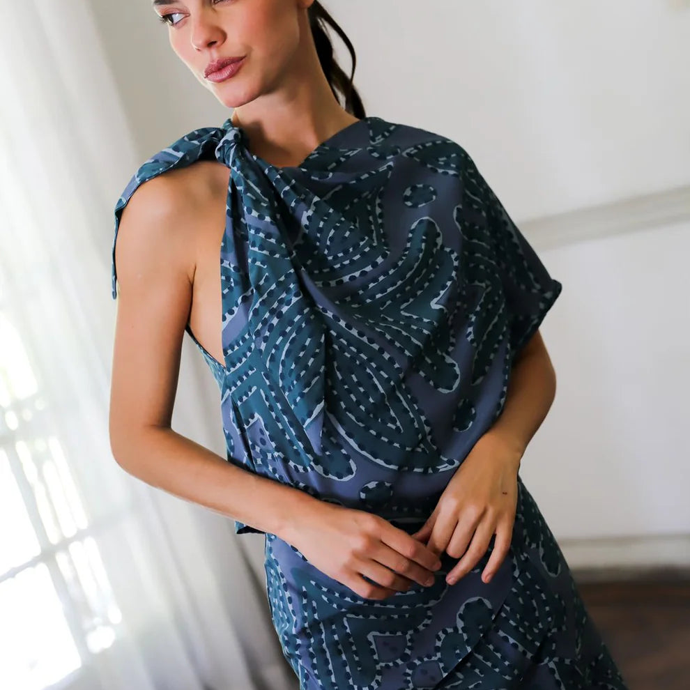 Blusa Triana Indigo
