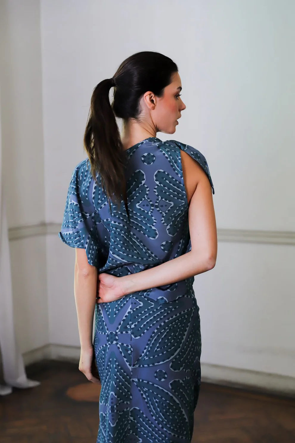 Blusa Triana Indigo